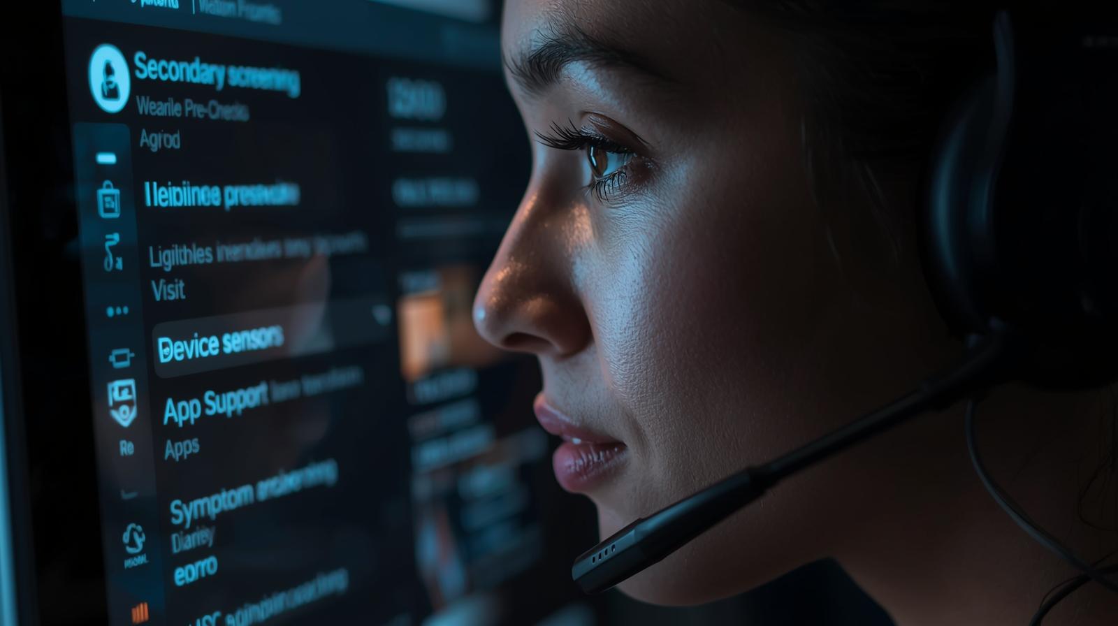 Concierge helping patients